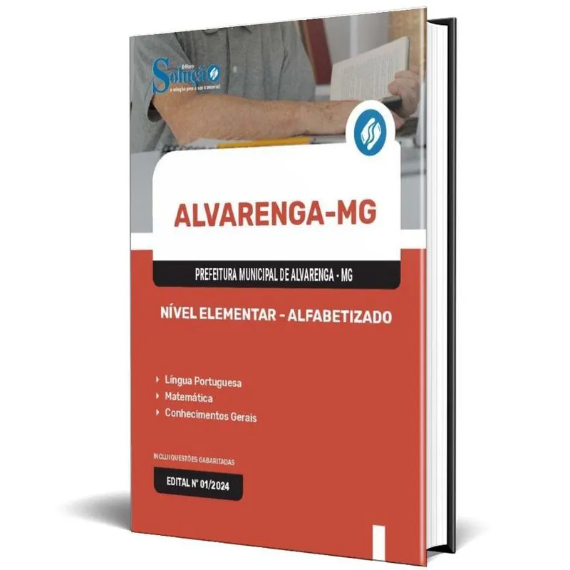 Apostila Prefeitura Alvarenga Mg 2024 Nível Elementar