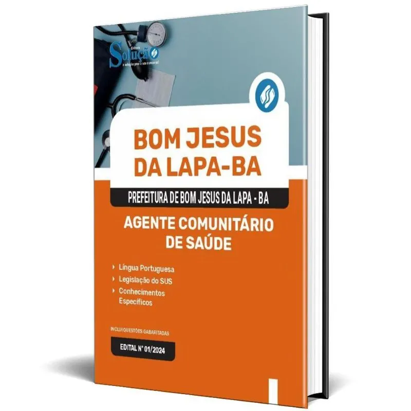 Apostila Prefeitura Bom Jesus Da Lapa Ba 2024 Agente