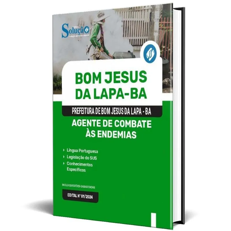 Apostila Prefeitura Bom Jesus Da Lapa Ba 2024 Agente Combate