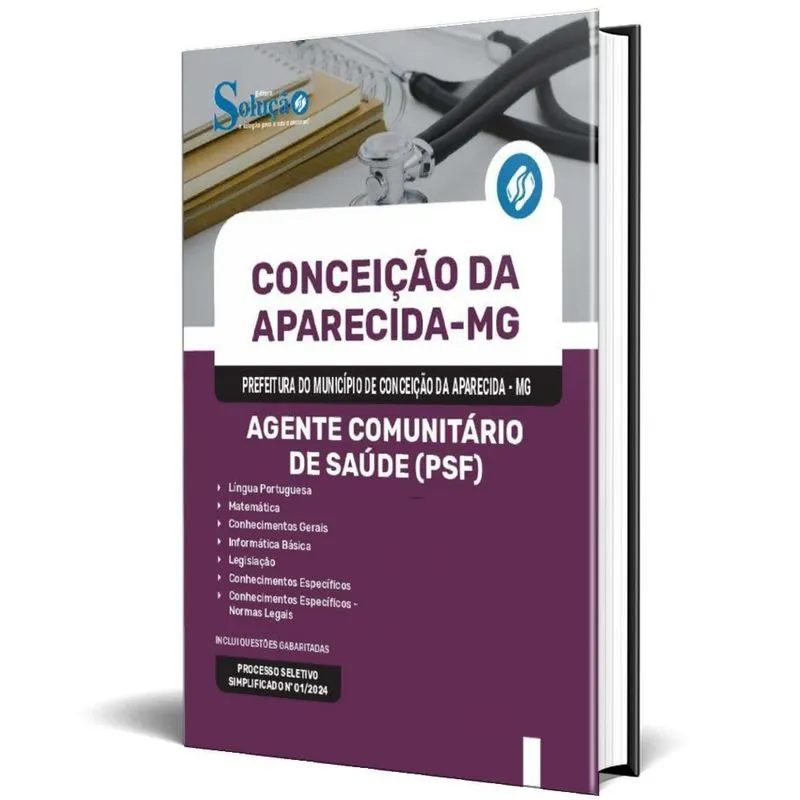 Apostila Prefeitura Conceição Da Aparecida Mg 2024 Agente