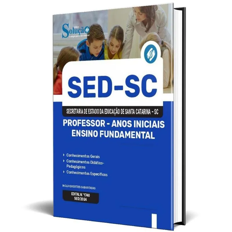 Apostila Sed Sc 2024 Professor Anos Iniciais Ensino