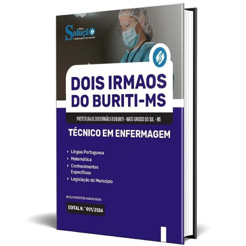 Apostila Prefeitura Dois Irmãos Do Buriti Ms 2024 Técnico Em