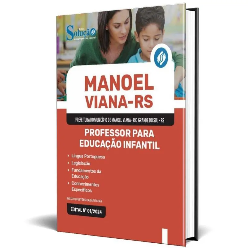Apostila Prefeitura Manoel Viana Rs 2024 Professor Educação
