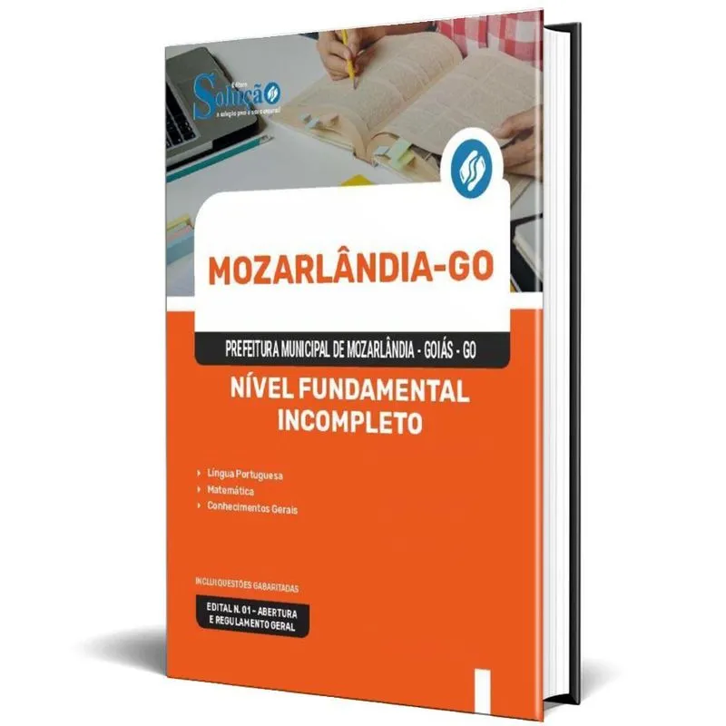 Apostila Prefeitura Mozarlândia Go 2024 Nível Fundamental