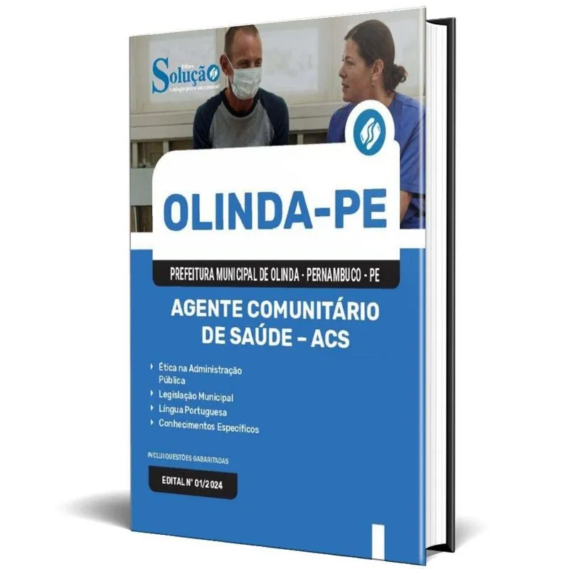Apostila Prefeitura Olinda Pe 2024 Agente Comunitário Saúde