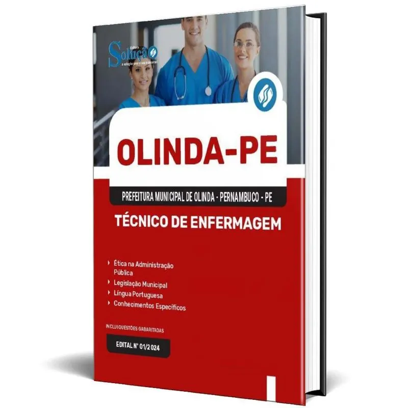 Apostila Prefeitura De Olinda Pe 2024 - Técnico Enfermagem