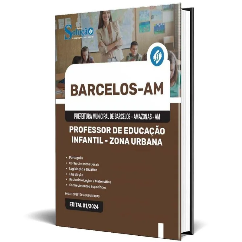 Apostila Prefeitura Barcelos Am 2024 Professor Educação