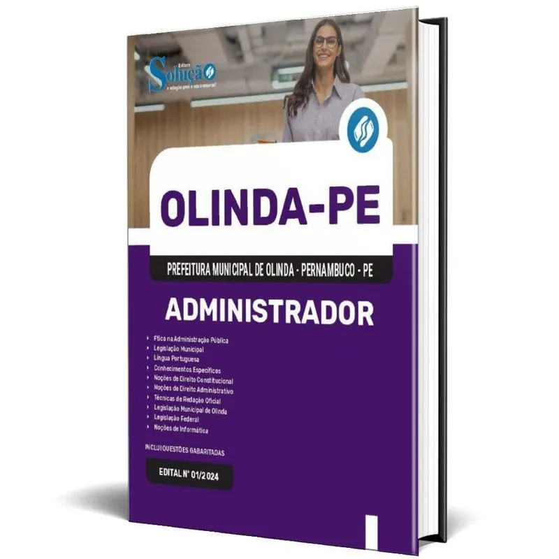 Apostila Prefeitura De Olinda Pe 2024 - Administrador