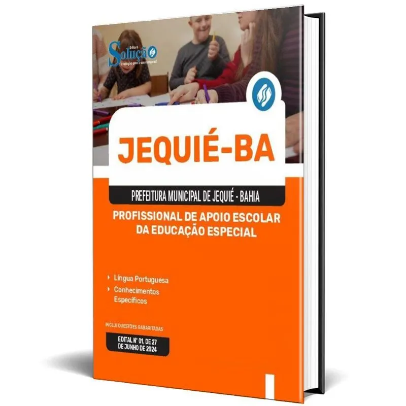 Apostila Prefeitura Jequié Ba 2024 Profissional Apoio