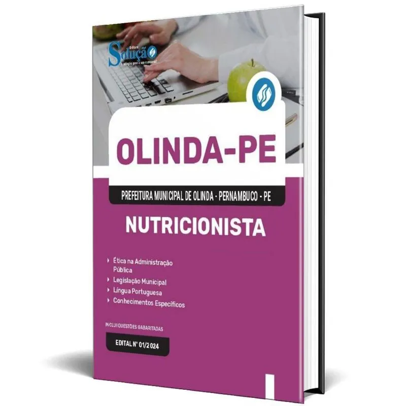 Apostila Prefeitura De Olinda Pe 2024 - Nutricionista