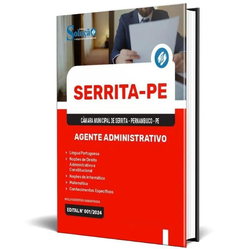 Apostila Câmara De Serrita Pe 2024 - Agente Administrativo