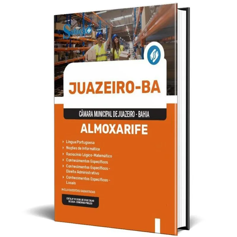 Apostila Câmara De Juazeiro Ba 2024 - Almoxarife
