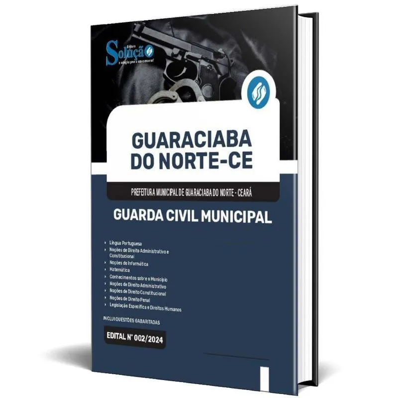 Apostila Prefeitura Guaraciaba Do Norte Ce 2024 Guarda Civil