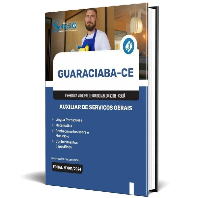 Apostila Prefeitura Guaraciaba Do Norte Ce 2024 Auxiliar