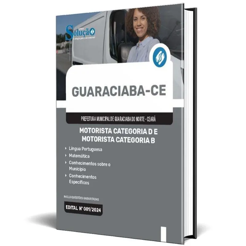 Apostila Prefeitura Guaraciaba Do Norte Ce 2024 Motorista