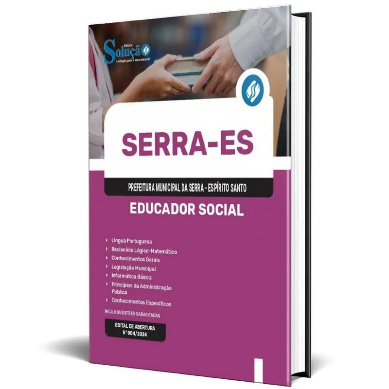 Apostila Prefeitura De Serra Es 2024 - Educador Social