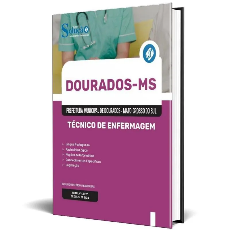 Apostila Prefeitura De Dourados Ms 2024 - Técnico Enfermagem