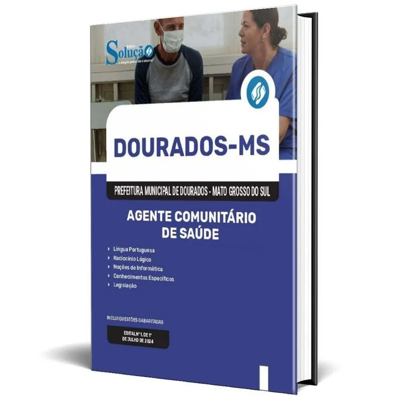 Apostila Prefeitura Dourados Ms 2024 Agente Comunitário