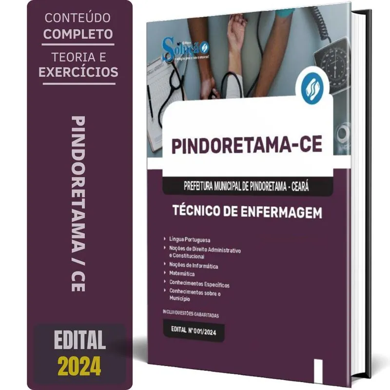 Apostila Prefeitura Pindoretama Ce 2024 - Técnico Enfermagem