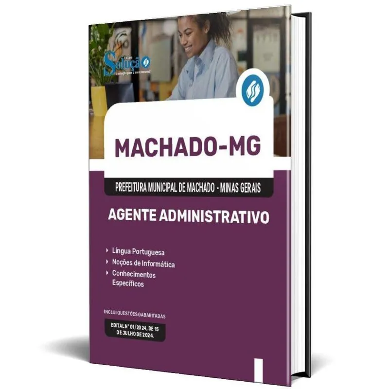 Apostila Prefeitura Machado Mg 2024 - Agente Administrativo