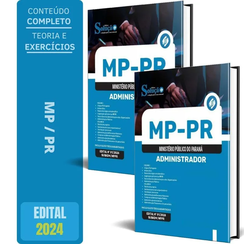 Apostila Concurso Mp Pr 2024 - Administrador