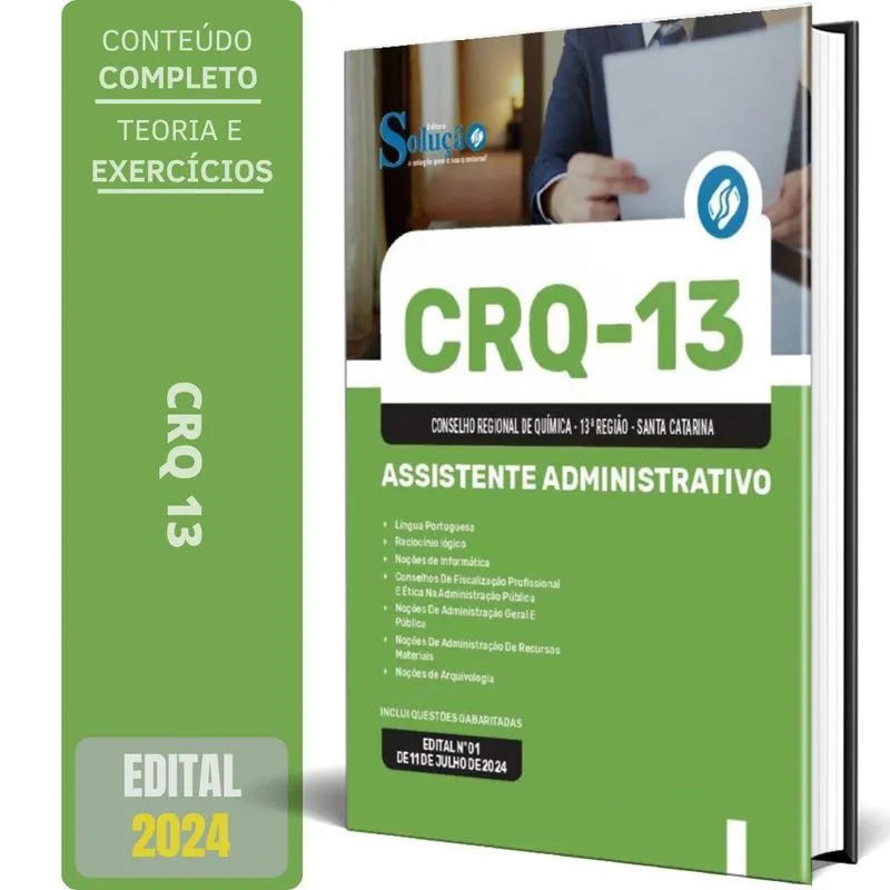 Apostila Crq-13 2024 - Assistente Administrativo