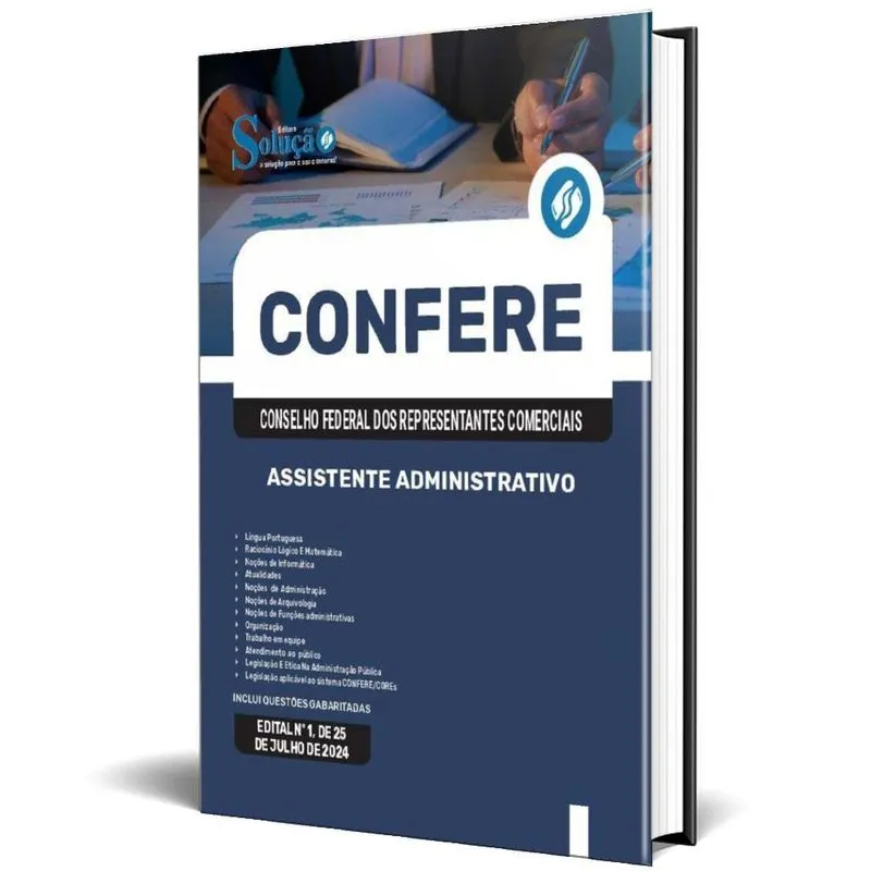 Apostila Concurso Confere 2024 - Assistente Administrativo