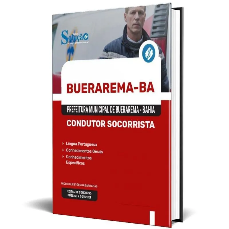 Apostila Prefeitura Buerarema Ba 2024 - Condutor Socorrista