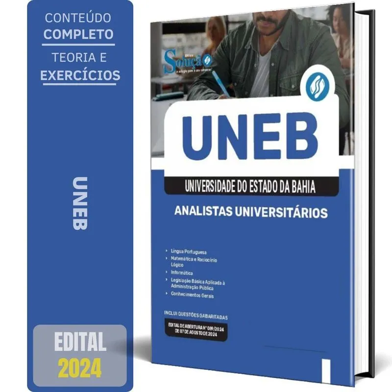 Apostila Uneb 2024 - Analistas Universitários