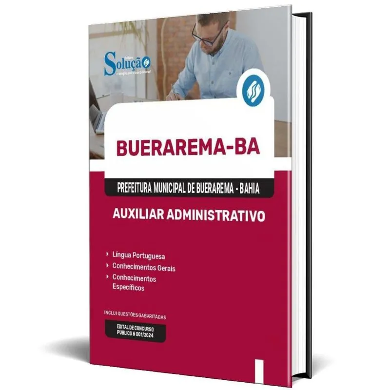Apostila Prefeitura Buerarema Ba 2024 Auxiliar