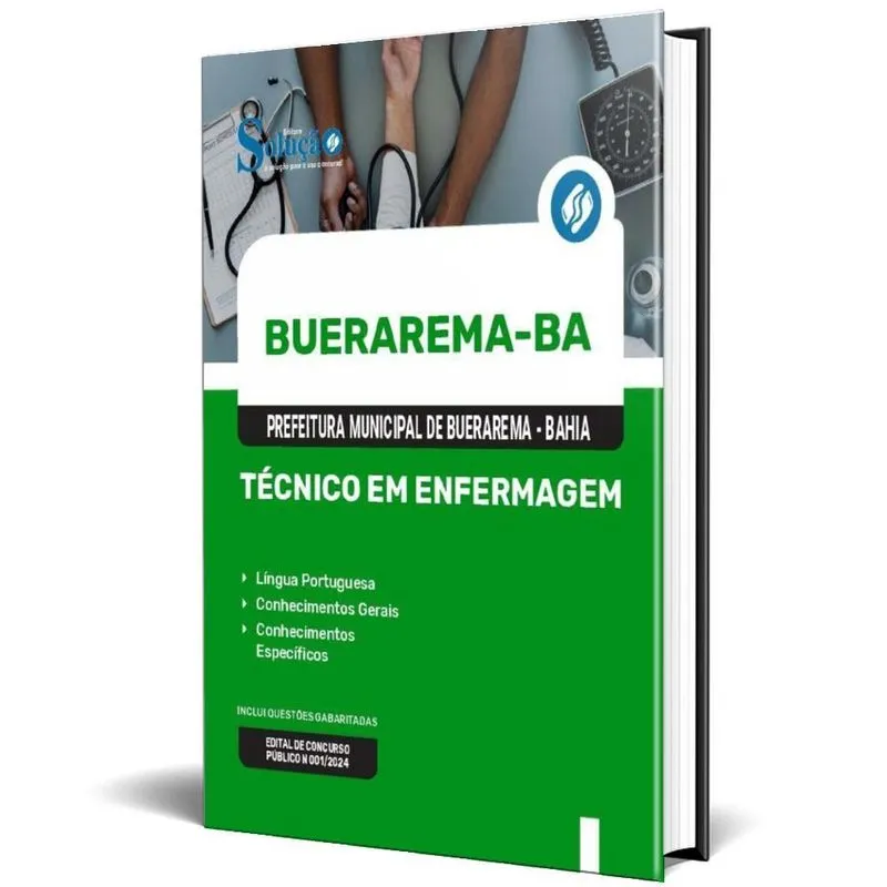 Apostila Prefeitura Buerarema Ba 2024 Técnico Em Enfermagem