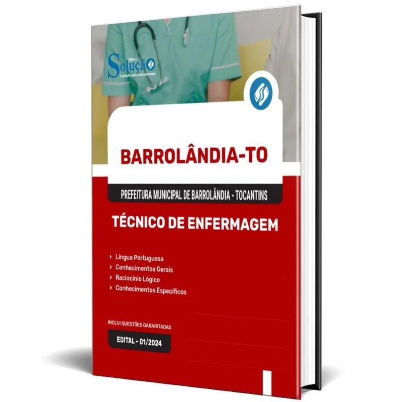 Apostila Prefeitura Barrolândia To 2024 - Técnico Enfermagem