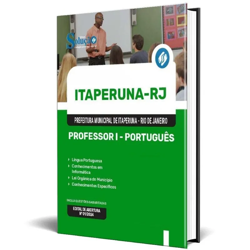 Apostila Prefeitura Itaperuna Rj 2024 Professor I Português