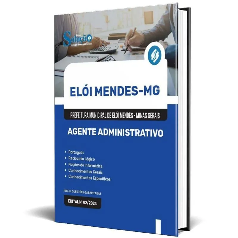 Apostila Prefeitura Elói Mendes Mg 2024 Agente