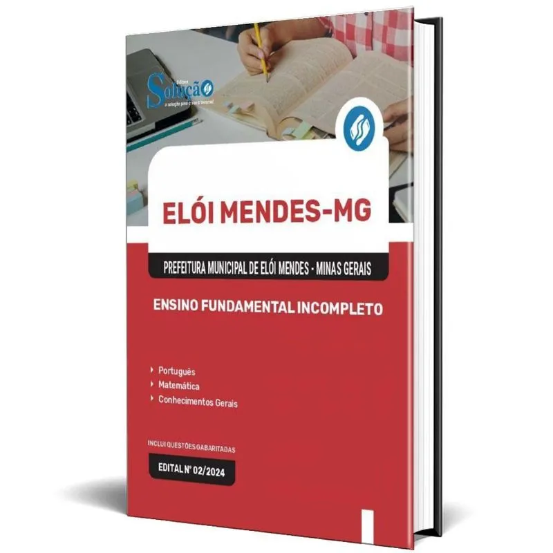 Apostila Prefeitura Elói Mendes Mg 2024 Ensino Fundamental