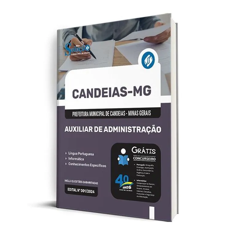 Apostila Prefeitura Candeias Mg 2024 Auxiliar Administração