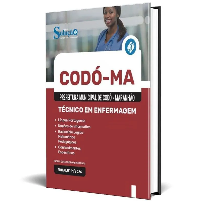 Apostila Prefeitura De Codó Ma 2024 - Técnico Em Enfermagem