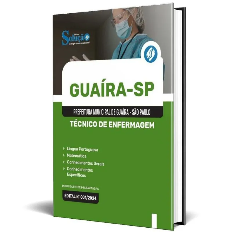 Apostila Prefeitura De Guaíra Sp 2024 - Técnico Enfermagem