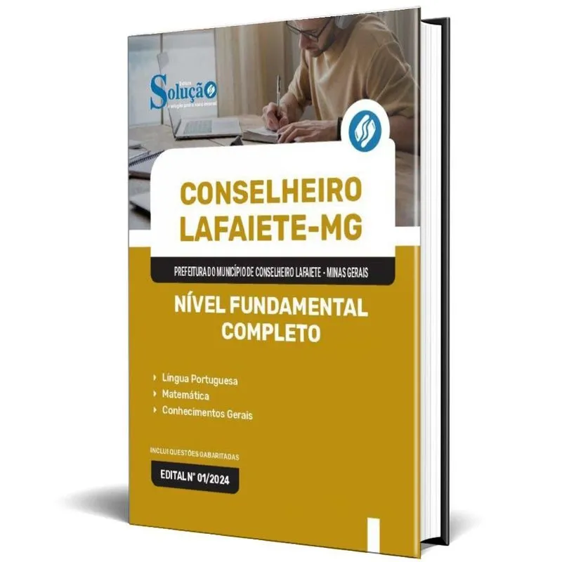 Apostila Prefeitura Conselheiro Lafaiete Mg 2024 Nível