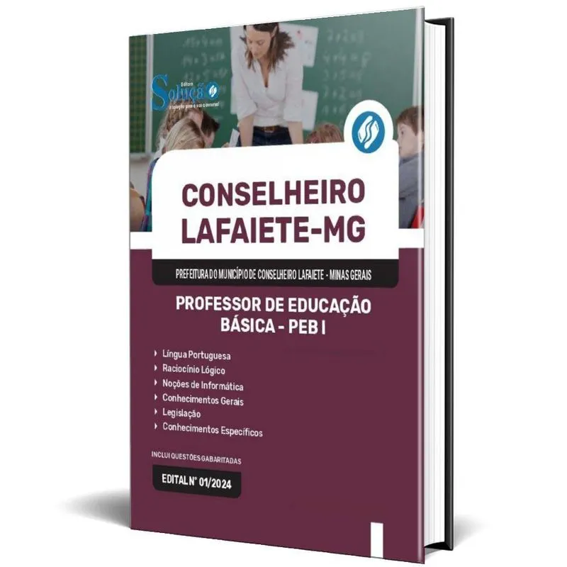 Apostila Prefeitura Conselheiro Lafaiete Mg 2024 Professor
