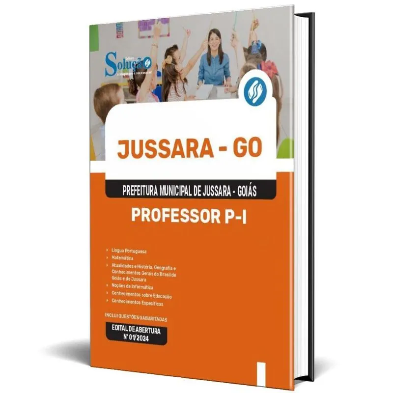 Apostila Prefeitura De Jussara Go 2024 - Professor P-i