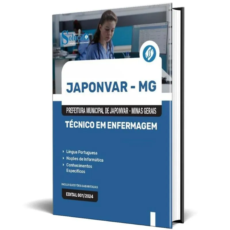 Apostila Prefeitura Japonvar Mg 2024 - Técnico Em Enfermagem
