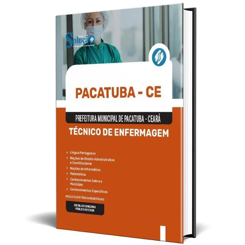 Apostila Prefeitura De Pacatuba Ce 2024 - Técnico Enfermagem