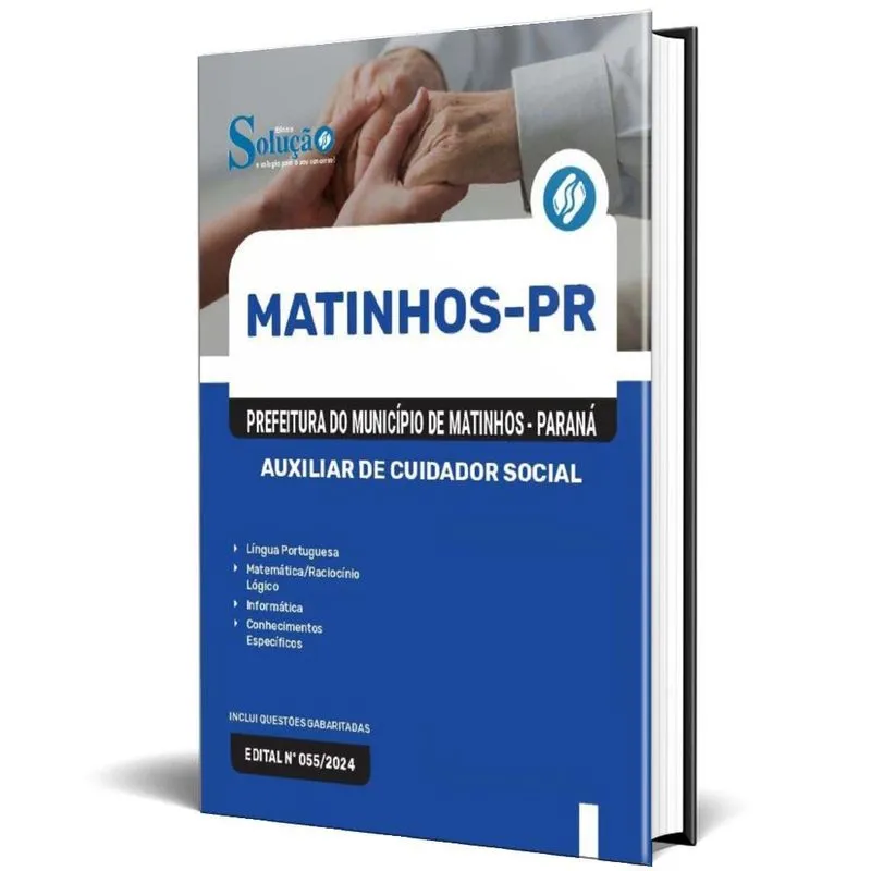 Apostila Prefeitura Matinhos Pr 2024 Auxiliar Cuidador