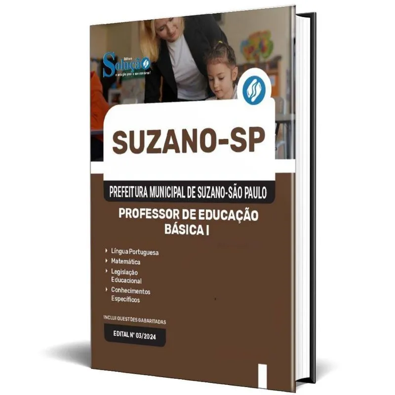 Apostila Prefeitura Suzano Sp 2024 Professor Educação Básica