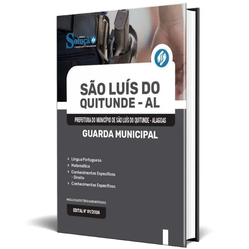 Apostila Prefeitura São Luís Do Quitunde Al 2024 Guarda