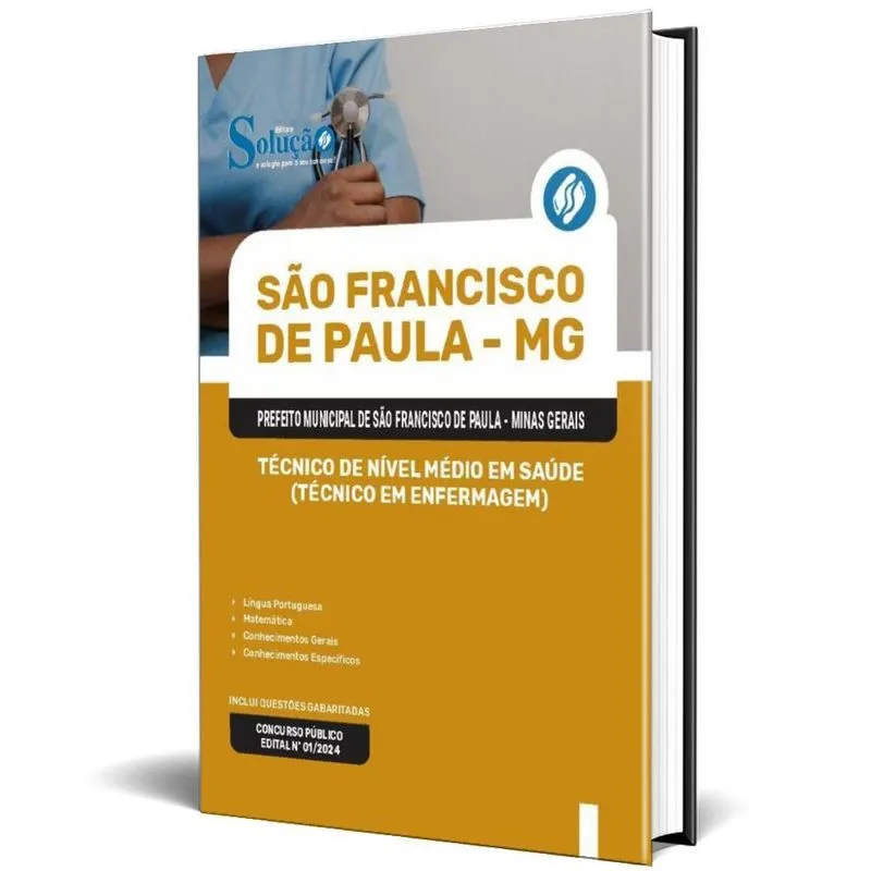 Apostila Prefeitura São Francisco Paula Mg 2024 Técnico