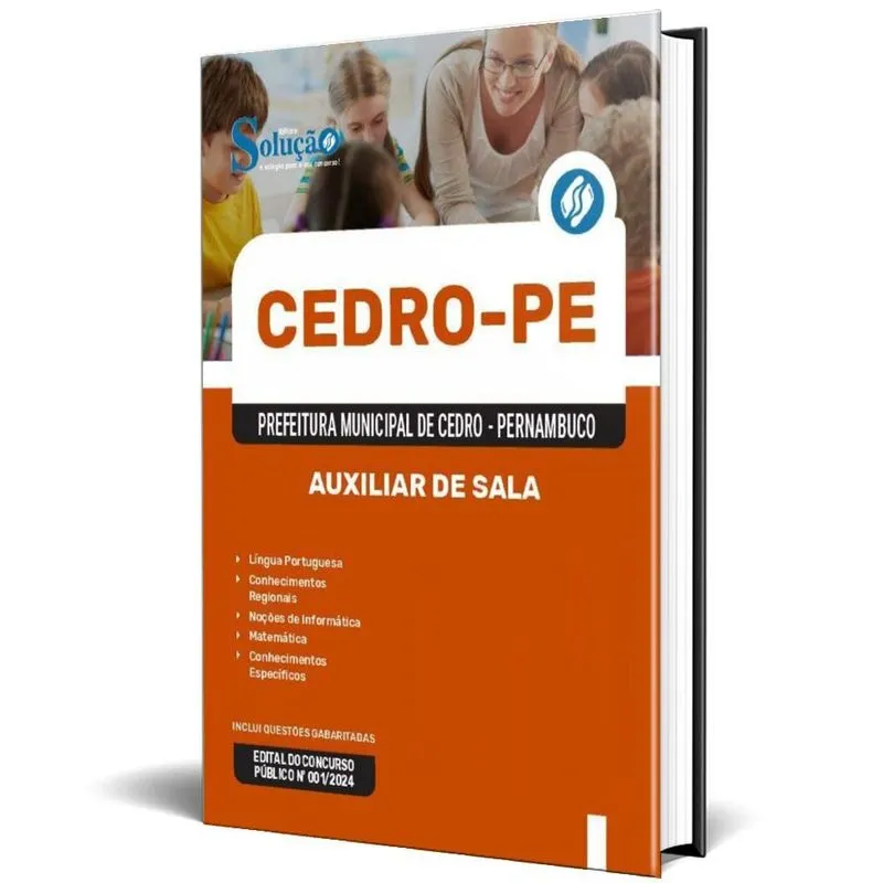 Apostila Prefeitura De Cedro Pe 2024 - Auxiliar De Sala
