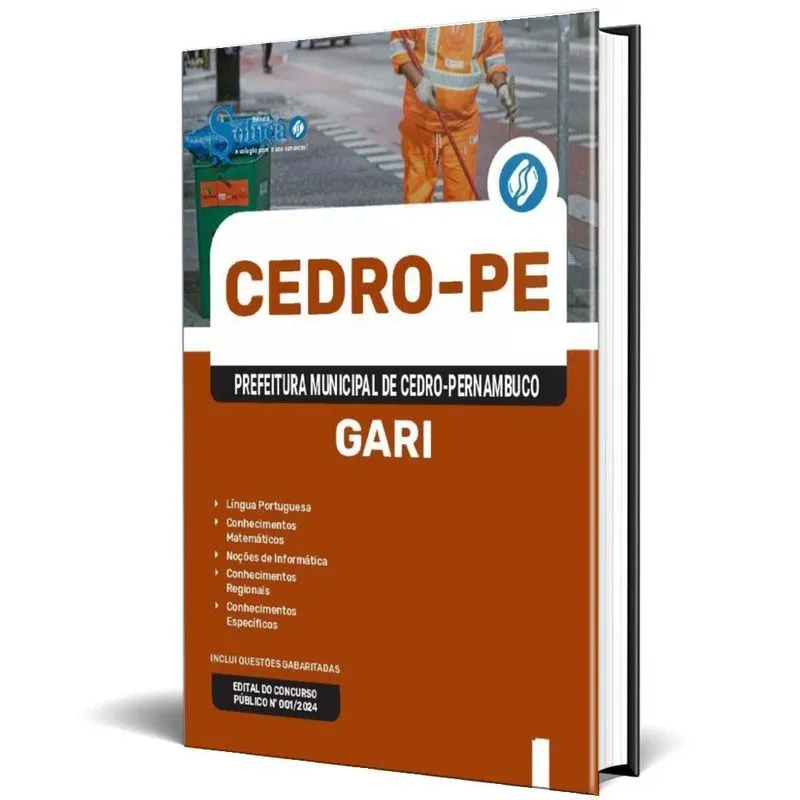 Apostila Prefeitura De Cedro Pe 2024 - Gari
