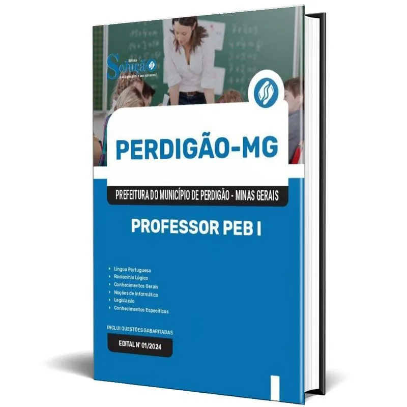 Apostila Prefeitura De Perdigão Mg 2024 - Professor Peb I